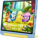 INFILAND Kids Case for Samsung Galaxy Tab A11+ Plus / A9+ Plus 11 inch (2023/2025), Durable Soft Shockproof Stand Protective Cover with Handle (Sky Blue-Yellow)