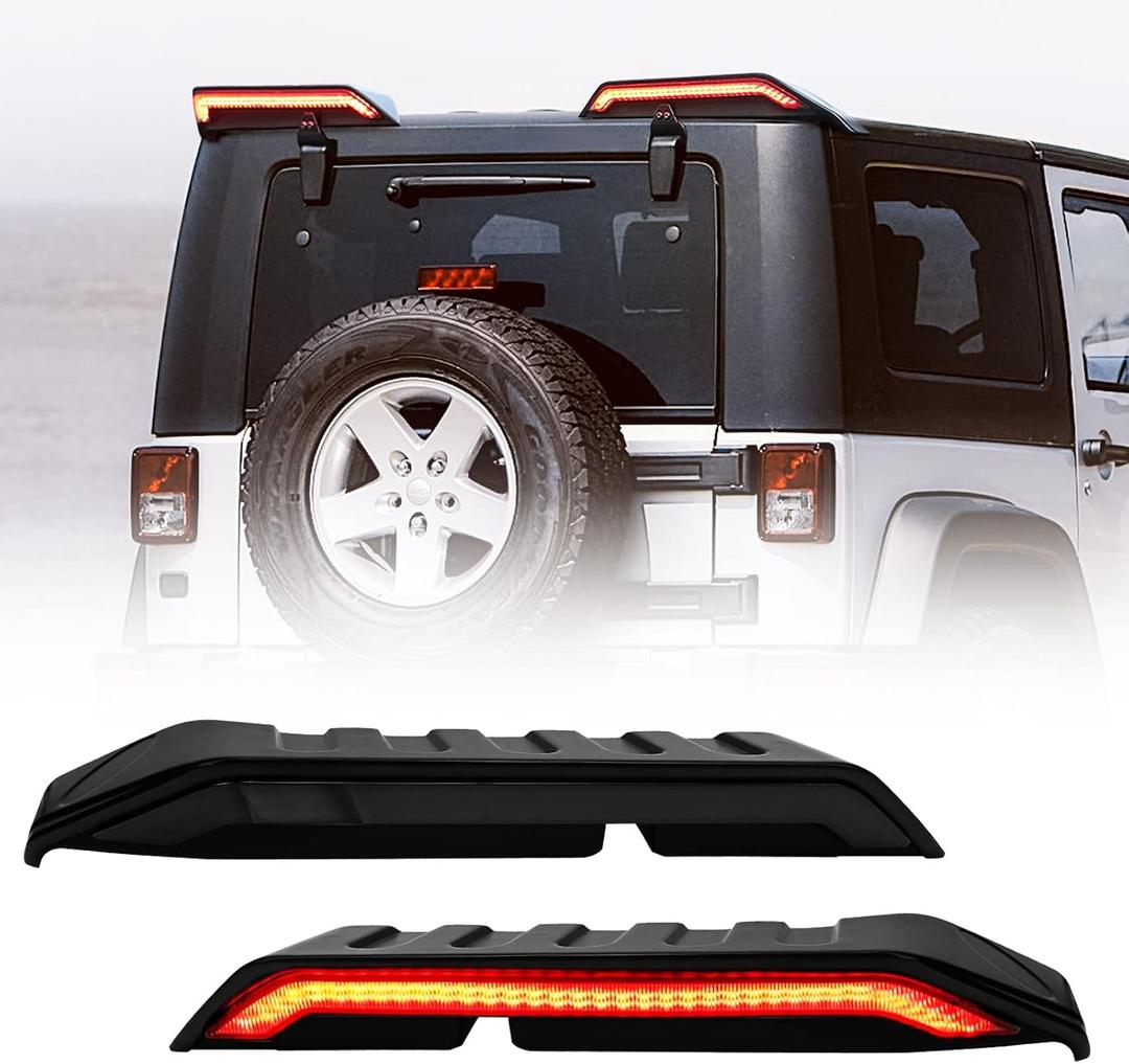 High Mount Brake Light for Jeep Wrangler JK JKU 2007-2018
