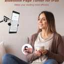 TikTok Scrolling Ring - Remote Control for TikTok, Bluetooth Page Turner Ring Scroller for iPhone iPad, Camera Shutter Short Video and Music Remote Controller, iOS Android Phone Compatible (BLACK)