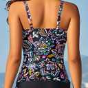 Aqua Eve Tankini Tops for Women Swimwear Top Only Tummy Control Bathing Suit Top No Bottom  (M)