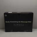 Full Body Stretching Massage Mat with Airbags. 3D Lumbar Traction - Neck, Back, Waist, Hip Relaxation & Pain Relief. Back Heating Massager Pad, Foldable & Portable.