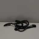 Double Dog Leash, Dual Dog Leash, 360 Swivel Tangle Free Bungee Walking Training for Large Medium Dogs, Shock Absorbing Bungee Reflective for Two Dogs, 18~120 lbs, Black