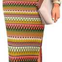 PRETTYGARDEN Womens Maxi Tank Spring Dress Sleeveless Crew Neck Striped Side Slit Casual Long Bodycon Dresses (XL)