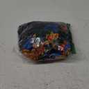 No Brand Women's Sexy Summer Tropical Mini Dress Y2K Deep V Cut Out Dresses Long Bell Sleeve Vacation Tie Front Sundress L, Multicolored