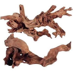 redfeiyang Driftwood for Aquarium, 2 Pieces 13-16 Inches Large Wood Assorted Branches for Fish Tank Decor,Reptile Hide, Safe Drift Wood Pieces, Safe Habitat for Turtle,Snake,Lizard,Bearded Dragon