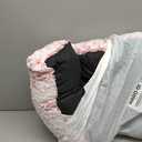 KSIIA Washable Dog Bed Deluxe Plush Dog Crate Beds Comfy Kennel Pad Anti-Slip Pet Sleeping Mat for Large, Jumbo, Medium, Small Dogs Breeds, 35" x 23", Pink