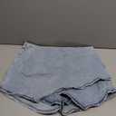 luvamia Jean Skorts for Woman High Waisted Pull On Stretchy Denim Wrap Skirt with Shorts Trendy Asymmetrical Skort, XL