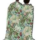 Pure Country Weavers William Morris Golden Lily Blanket - Arts & Crafts - Gift Tapestry Throw Woven from Cotton - Made in the USA (72x54)