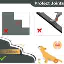 MEJYJEM 3 Steps High Density Foam Dog Stairs Ramps,Non-Slip Pet Steps for Older Dogs,Pet with Joint Pain, Sofa Bed Ladder for Cats