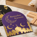 Geelin Ramadan Kareem Iftar Decorations Suhoor and Iftar Duas Sign for Home Eid Mubarak Table Decor Islamic Decoration Gift Eid Mubarak Acrylic Sign Islamic Tabletop for Desk Shelf Living Room