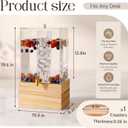 FillTouch Acrylic Drink Dispenser, 3 Gallon Beverage Dispenser with Spigot & Stand and Ice Core for Weddings Parties, Fountain, Juice, Cold Drink, Sangria, Water