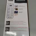 Prime Wire & Cable Prime Wire PB523120 8-Outlet Electronics Surge Protector with 14-3 SJT 6 Foot Cord, White