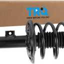 TRQ Front Left Complete Strut & Coil Spring Assembly Drivers Side Compatible with 2016-2021 Honda Civic 2019-2022 Insight
