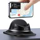 andobil Upgraded Car Phone Holder, Stable & Silicone Phone Holders for Your Car, 360Rotatable Dashboard Cell Phone Holder, Cell Phone Car Mount Compatible with iPhone 16 Pro Max/15/14/13/12, Samsung (Black)