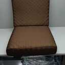Memory Foam Brown Seat Cushions 20" by 40", Coffee 
