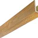 Ekena Millwork 9 1/2"W x 9 1/2"H x 120"L 3-Sided (U-Beam) MENA HeritageTimber Faux Wood Ceiling Beam, Warm Caramel