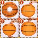 Bencailor 16 Pcs Basketball Party Decorations Basketball Hanging Paper Lanterns Sports Themed Paper Lanterns Ceiling Decor for Birthday Party Baby Showers Classroom Home Decor(Classic Style)