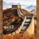 Picrit 9x12 Picture Frame, Photo Frame for Wall Mounting Display, Brown