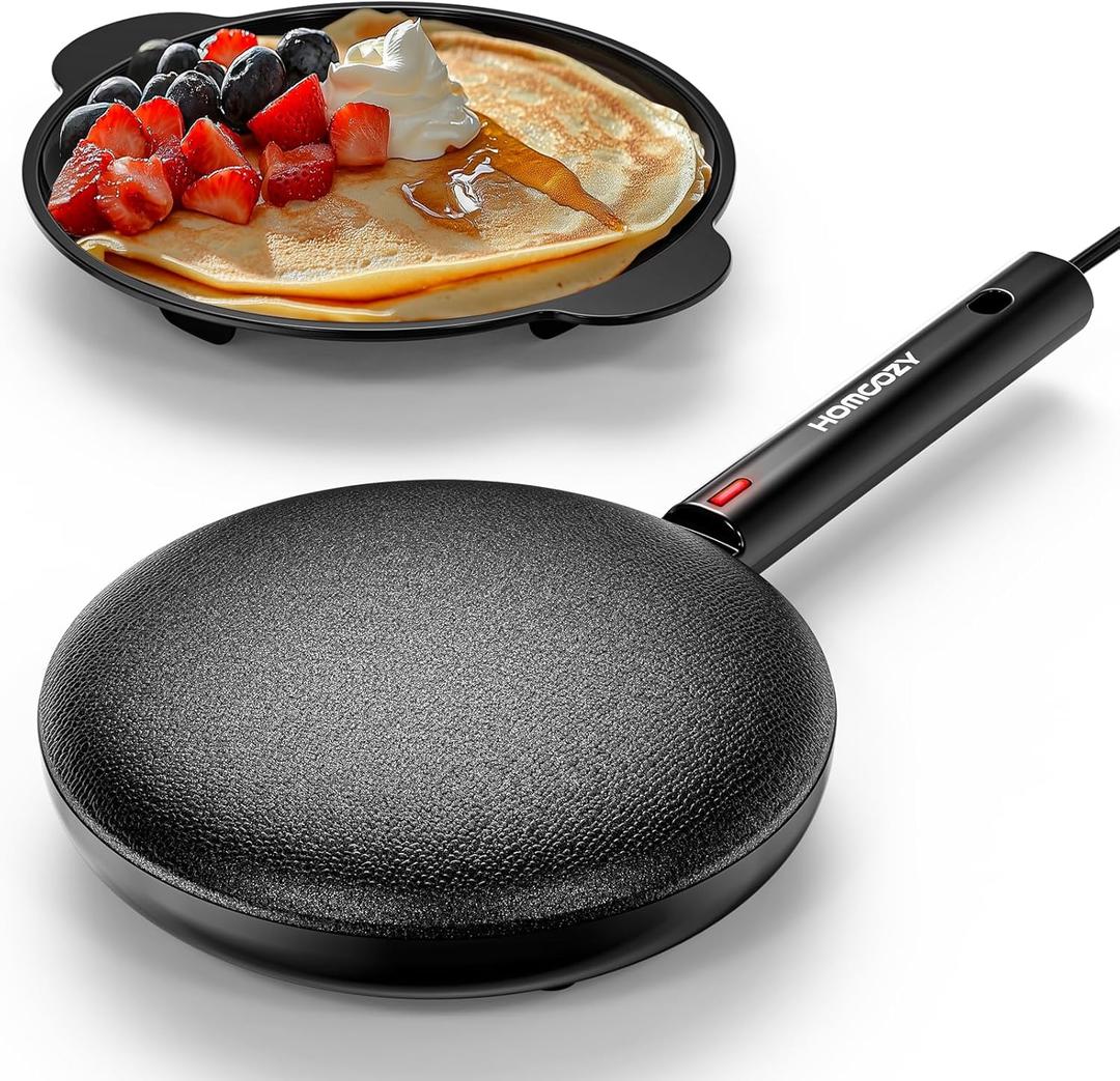 Electric Crepe Makers, Nonstick Coating & Automatic Temperature Control