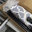 SUNCREAT 55 Inch Extra Large Double Hammock with Stand, 475lbs Capacity, Outdoor Portable Hammock with Hardwood Spreader Bar, Extra Large Pillow, Grey (12 ft Stand)