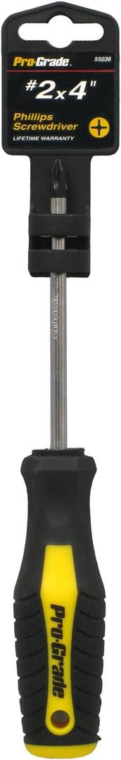 #2 X 4" PHILLIPS SCREWDRIVER