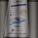 Memory Foam Pillows, Cervical Pillow for Neck and Shoulder Pain Relief, Ergonomic Contour Bed Pillow, Soft for Side Sleep Stomach Sleeping and Back Sleeper (Queen Size-24.8''Lx14.96''Wx5.78''H, Grey)