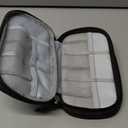 FYY Electronic Organizer, Travel Cable Organizer Bag Pouch Electronic Accessories Carry Case Portable Waterproof Double Layers All-in-One Storage Bag for Cable, Cord, Charger, Phone, Earphone Coffee