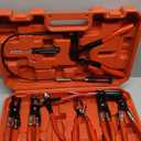 9PCS Hose Clamp Pliers, Long Reach Hose Clamp Tool Remover for Water Hose and Automotive Coolant Radiator Heater with Flexible Wire Long Reach Hose Clamp and Flat Band Pliers