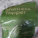 HOME & GARDEN TRENDS OrthoBed Queen Mattress Topper, Cooling Pillow Top Mattress Pad with Bamboo Viscose Blend Surface, Extra Thick Deep Pocket Mattress Topper