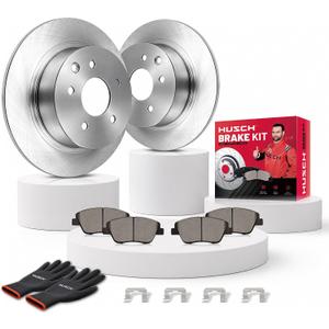 HUSCH Brake Kit Ceramic Brake Pads and Brake Rotors Fit for Pontiac G6