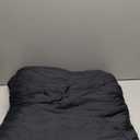 HOMFINE Cooling Comforter Twin Size, Black Summer Cooling Blanket for Hot Sleepers and Night Sweats, Japanese Double-Sided Cold Tech Fabric Q-Max 0.45, Soft Breathable Silky Smooth Lightweight