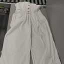 SHINFY Women Summer Strapless Wide Leg Jumpsuits Loose Casual Off Shoulder Tube Top Sexy One Piece Romper (Large, White)