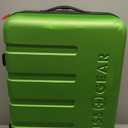 SwissGear 7366 Hardside Expandable Luggage with Spinner Wheels, Green, Checked-Large 27-Inch