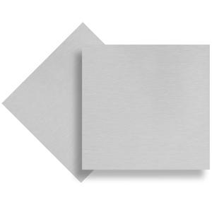 6061 T651 Aluminum Sheet Metal 6 x 6 x 1/4 Inch Flat Plain Aluminum Plate Covered with Protective Film, Heat Treatable Rectangle 6MM Aluminum Metal Plate for Industrial, Crafting, DIY