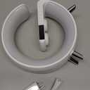 BKDRL Bluetooth Speaker Lamp with Wireless Charger, RGB Night Light, Alarm Clock, App Control - White