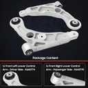 Front Left & Right Lower Suspension Control Arm for 2019-2023 Jeep Cherokee, Front Suspension Kit 2Pcs Replace # K643774 K643775