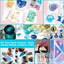 18 Colors Epoxy Resin Color Dye Colorant Liquid Epoxy Resin Pigment,10ml Each,Translucent