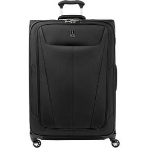 Travelpro Maxlite 5 Softside Expandable Luggage with 4 Spinner Wheels, Lightweight Suitcase, Men and Women, Black, Checked-Large 29-Inch