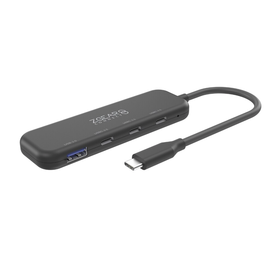 Zgear USB-C Data HUB, 4 port Charging USB C&A