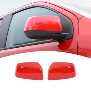 PDKLIN for Colorado Outside Mirror Cap Cover Trim Fit for Chevy Colorado/GMC Canyon 2014-2022 Red Exterior Accessories 2pcs