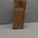 18" Black Metal Modern Candle Lantern  Decorative Hurricane Lantern for Indoor & Outdoor Use, Ideal for Table, Mantle, Porch, Halloween, Christmas, and Wedding Decor (No Glass Panel) (Large)