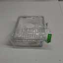 IDESIGN Large Short Produce Storage Bin with Insert Tray, The Fresh Collection  7.85 L x 10.5 W x 3 H, Clear Bin