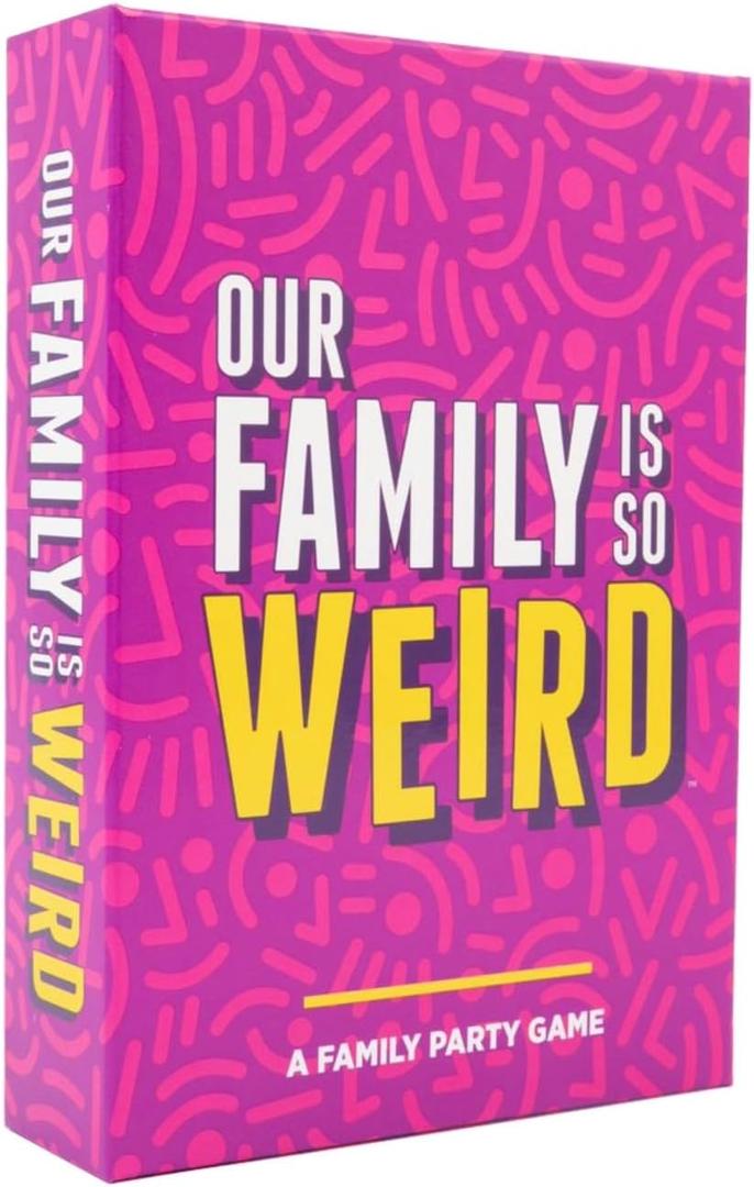 DSS Games Our Family is So Weird - A Fun Family Party Card Game to Decide Whos Most Likely to Idea for Kids, Adults & Groups | Great for Conversation Starters, Family Game Night