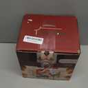 Lulu Home 7.2FT H Christmas Inflatable Decoration, Light Up Air-Blown Reindeer Holding Santa in The Mouth, Xmas Blowups with Storage Bag for Roof Balcony Tree Window Sill Holiday Display