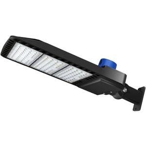 Juyace 300W LED Parking Lot Light Dusk to Dawn Outdoor Lighting Wall Mount Exterior Flood Commercial Outside IP65 Waterproof 100-277V Shoebox Street Security Area, 300W-1 Pack