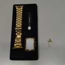 Tasikar Band Compatible with Apple Watch Band 49mm 46mm(Series 11/10) 45mm 44mm 42mm Men Women Strap Stainless Steel Metal Bracelet Compatible with iWatch SE Series 11 10 9 8 7 6 5 4 3, Gold