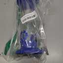 Kingsyard Upgraded Bluebird Feeder for Outdoors Hanging, Metal Mealworm Tube Bird Feeder with Widen Perch for Wild Birds, Squirrel Chew Proof, Easy to Refill & Clean(Blue)