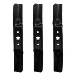(3) 50" High-Lift Blades for Cub Cadet 942-05052A ZT1 ZT2 Ultima, XT1 XT2 Enduro LT50 GT50, for MTD/Craftsman/Troy Bilt 50 inch Deck Lawn Mower Replace 942-05052A 942-05052 742-05052A 742-05052, Black