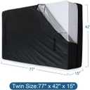Mattress Bags for Moving and Storage Twin Size, Waterproof Mattress Protector Mattress Cover with Heavy Duty Handles, Strong Zipper, Reusable Thick Moving Supplies & Moving Bags, Black
