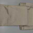 Fitable 2 Pack Faux Linen Rectangle Tablecloths: Waterproof Stain Resistant Wrinkle Free Textured Table Cloth, Washable Burlap Fabric Table Cover for Kitchen Dining Party, 52x70 Inch, Nature